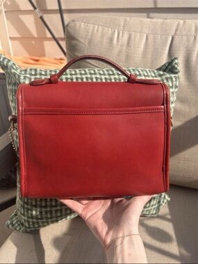 Vintage Coach Court Bag 9870 in red glove-tanned leat… - Gem